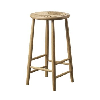 FDB Møbler J165C counter stool, 65 cm, natural oak