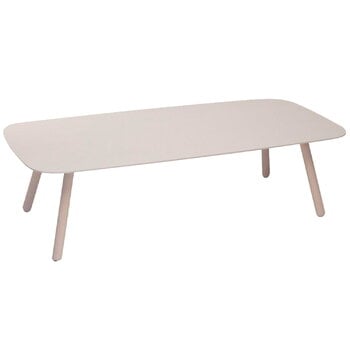 Inno Table basse Bondo Wood 120 cm, frêne teinté blanc
