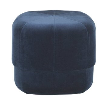 Poggiapiedi e pouf, Pouf Circus, piccolo, blu scuro, Blu