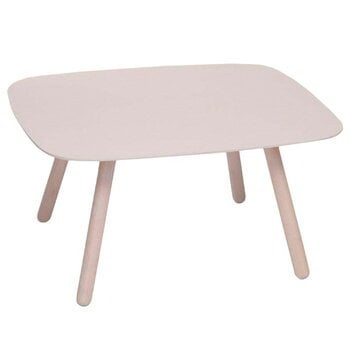 Inno Table basse Bondo Wood 65 cm, frêne teinté blanc