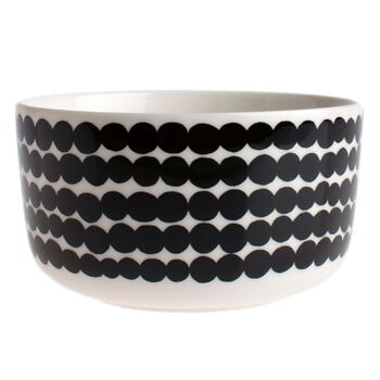 Bowls, Oiva - Siirtolapuutarha bowl 5 dl, Black & white
