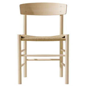 Fredericia J39 Mogensen chair, soaped beech - paper cord, product image