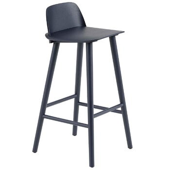 Muuto Nerd bar stool, 75 cm, midnight blue