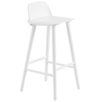 Muuto Nerd bar stool, 75 cm, white
