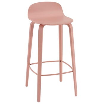 Muuto Visu bar stool, 75 cm, tan rose