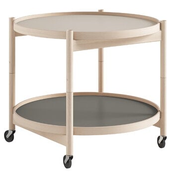 Küchenwagen und Trolleys, Bølling Tabletttisch, 60 cm, Buche geölt – Stone, Natur