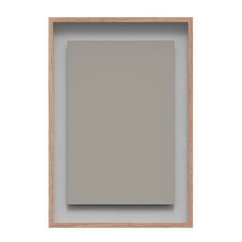 Kirjoitus- ja ilmoitustaulut, A01 lasitaulu, 70 x 100 cm, shy, Harmaa