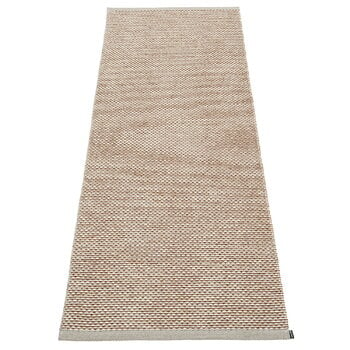 Pappelina Tapis Effi 70 x 200 cm, gris chaud - marron - vanille