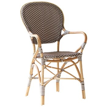 Sika-Design Isabell tuoli käsinojilla, cappucino