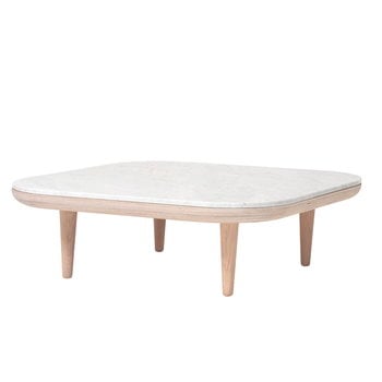 &Tradition Table basse Fly SC4, marbre blanc