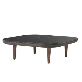 Coffee tables, Fly SC4 coffee table, smoked oak - black Marquina marble, Black