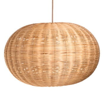 Sika-Design Tangelo lampunvarjostin, M, luonnonvärinen rottinki