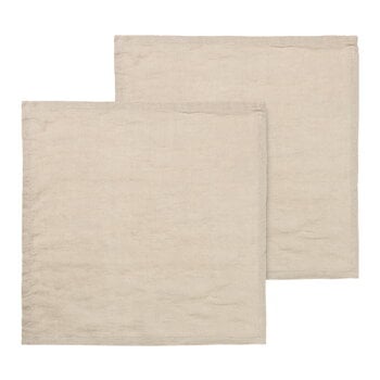 ferm LIVING Linen napkins, 2 pcs, natural
