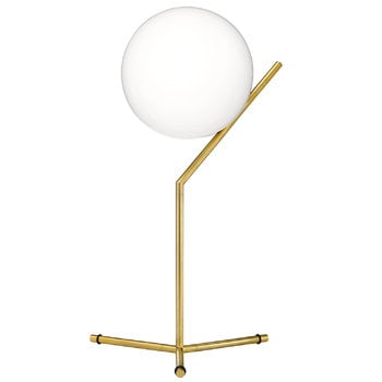Flos IC T1 table lamp, high, brass