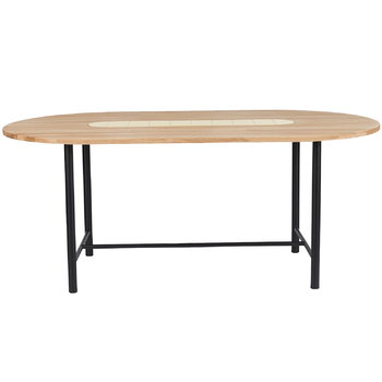 Warm Nordic Be My Guest dining table, white oiled oak - yellow, product image