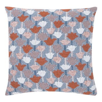 Lapuan Kankurit Tulppaani cushion cover 45 x 45 cm, cinnamon - blue