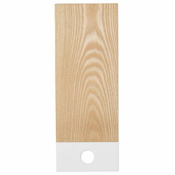 Muoto Collection Pala cutting board, medium, white - ash