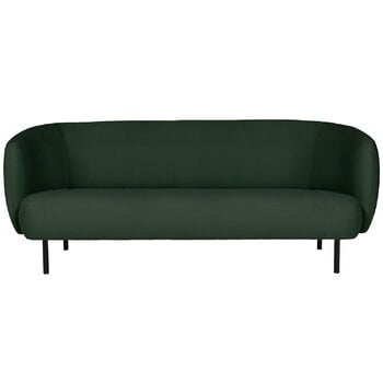 Warm Nordic Cape sofa, 3-seater, forest green