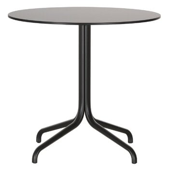 Vitra Belleville Tisch, rund, schwarz