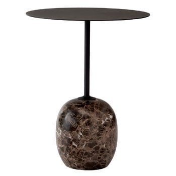 Tables basses, Table basse Lato LN8, noir - marbre Emperador, Noir