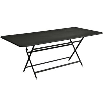 Fermob Caractere table, 90 x 190 cm, liquorice