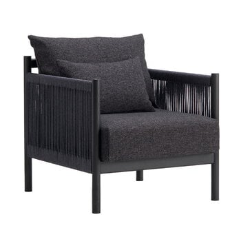 Ariake Braid lounge chair, black