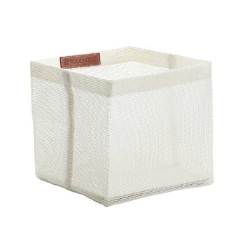 Woodnotes Box Zone Behälter, 20 x 20 cm, Weiß