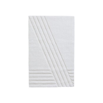 Woud Tappeto Kyoto, 90 x 140 cm, bianco naturale