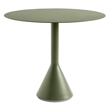 HAY Palissade Cone Tisch, 90 cm, Olivgrün