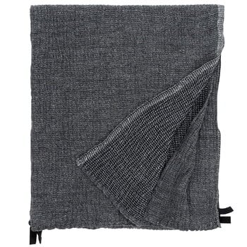 Teli da doccia, Asciugamano gigante Nyytti, nero - grigio, Grigio