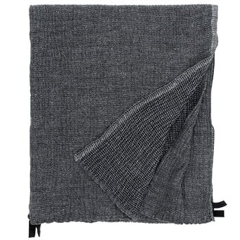 Serviettes de bain, Drap de bain Nyytti, noir - gris, Gris