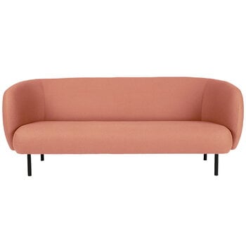 Warm Nordic Cape sohva, 3-istuttava, punainen