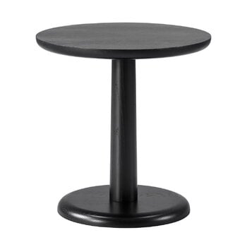Fredericia Table d'appoint Pon, 45 cm, chêne laqué noir