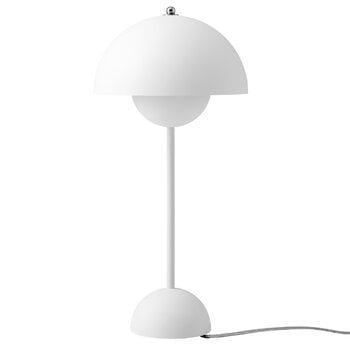 Lampen für Kinder, Tischleuchte Flowerpot VP3, mattweiß, Weiß