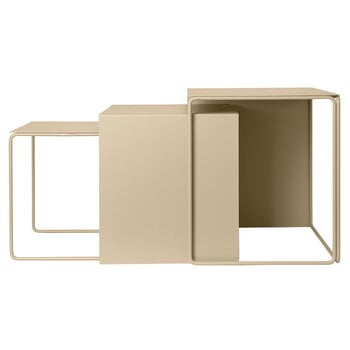 ferm LIVING Tavoli Cluster 3 pz, cashmere