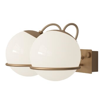 Astep Model 237/2 wall lamp, 14 cm, champagne