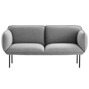 Woud Nakki tvåsitsig soffa, ljusgrå