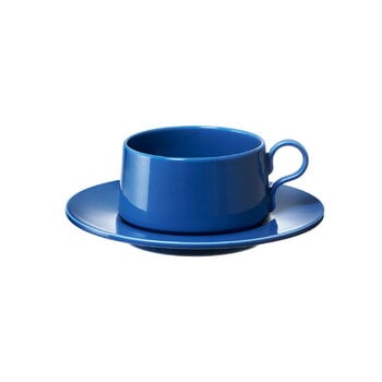 Sabato Teacup and saucer, 230 ml, blue, product image