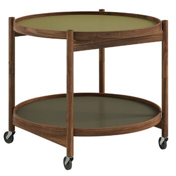 Kitchen carts & trolleys, Bølling tray table 60 cm, oiled walnut - leaf, Brown