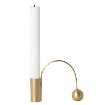 ferm LIVING Bougeoir Balance, laiton