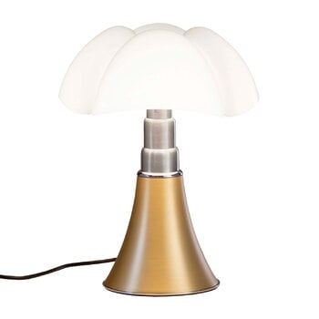 Martinelli Luce Lampe de table Minipipistrello, à intensité variable, laiton