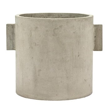 Pots de fleurs et jardinières, Pot de fleurs Concrete 30 cm, gris, Gris