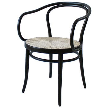 TON Armchair 30, cane - black, product image