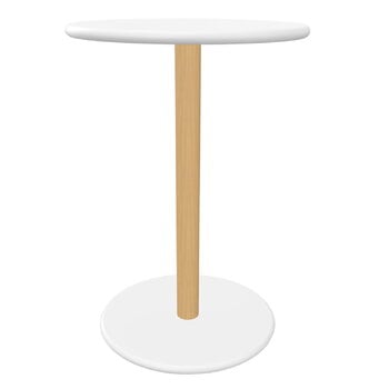 Viccarbe Common lågt bord, 45 cm, matt bok - vitt