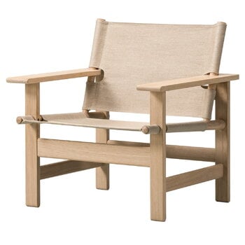 Fredericia Canvas chair, soaped oak - natural canvas