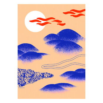 Paper Collective Japanese Hills poster