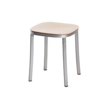 Emeco 1 Inch stool, aluminium - ash