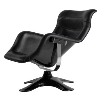 Artek Karuselli lounge chair, black - black
