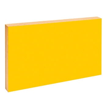 Memory boards, Noteboard 50 x 33 cm, yellow, Black