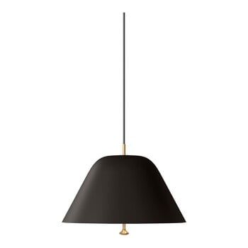 Audo Copenhagen Lampada a sospensione Levitate, 40 cm, nero - ottone